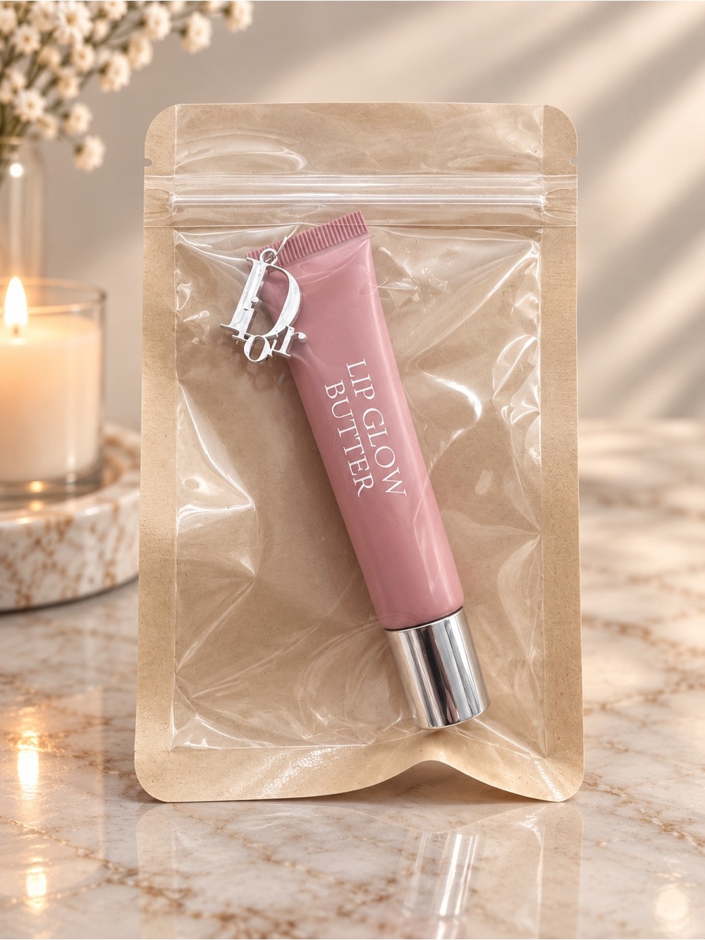 Dior Lip Glow Butter Hydrating Gloss Balm - Toffee